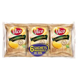 Vico Chips La Gourmande : Les 6 Paquets De 30 G