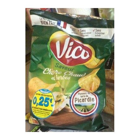 Vico Chips Chevre Herbes 125G