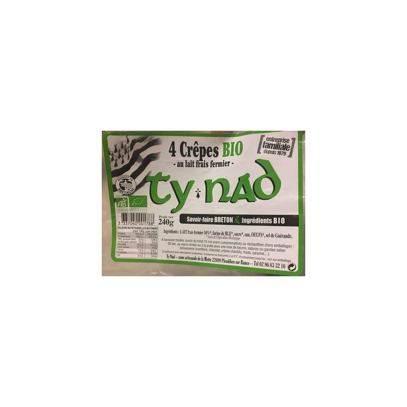 Ty Nad Tynad 4 Crepe Froment Bio 240G