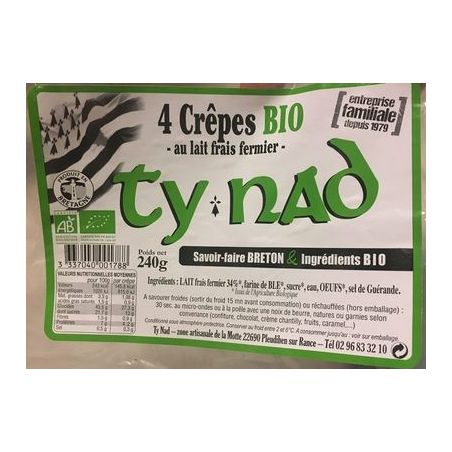 Ty Nad Tynad 4 Crepe Froment Bio 240G