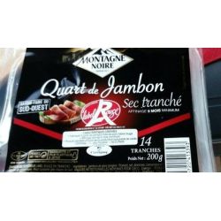 Montagne Noire Quart Jambon Sec Tranche Lr