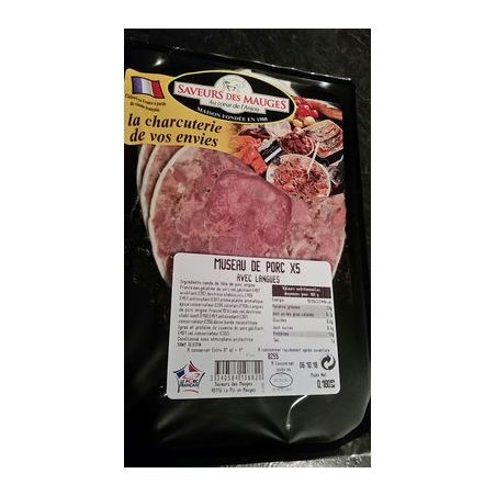 Saveurs Des Mauges Fe Museau De Porc Vpf X 5 180G