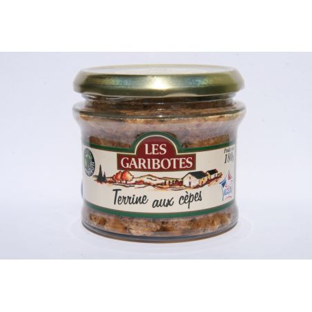 Les Garibotes Terrine Aux Cepes 180G