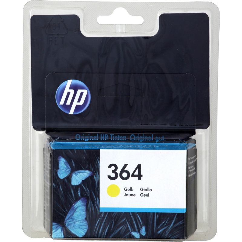 Hewlett Packard Cartouche D'Encre 364 Jaune