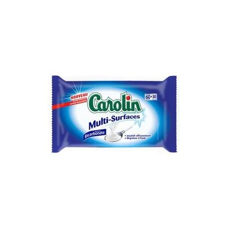 Carolin 30 Lingettes Ms Bicarb