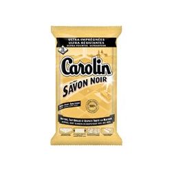 Carolin 15 Lingettes Sols Savon Noir