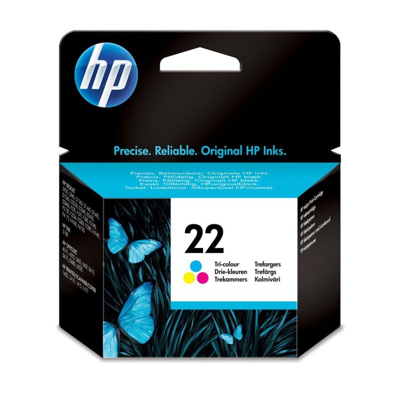 Hewlett Packard Cartouche D'Encre 22 Cyan Magenta Jaune