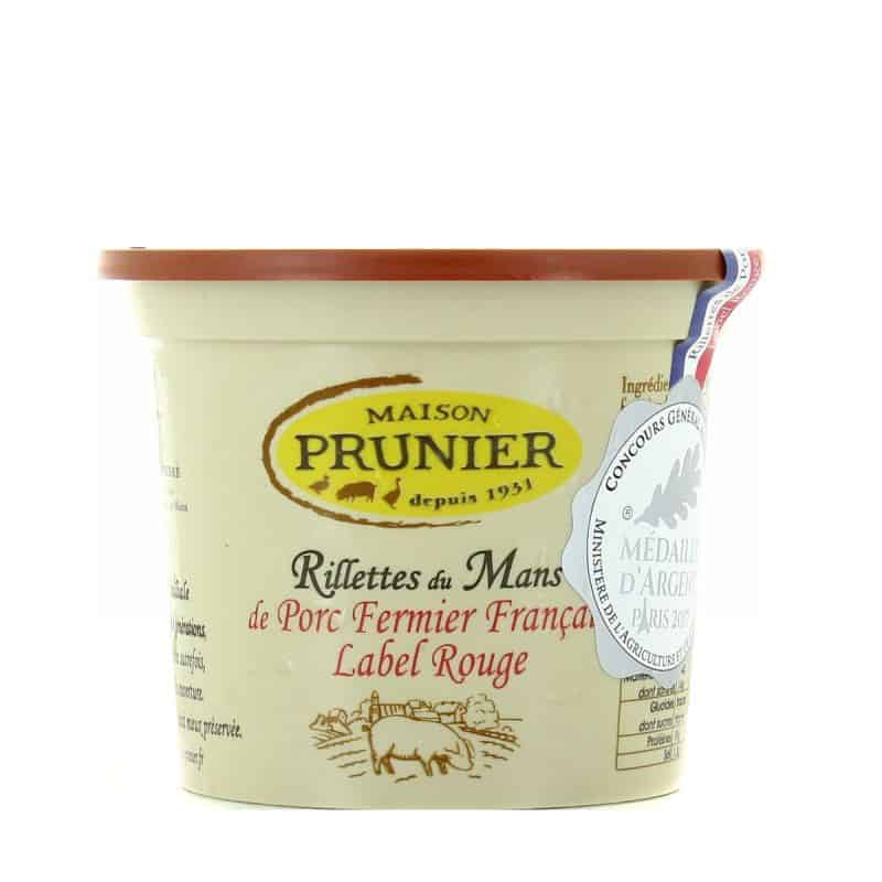 Prunier Rillettes Du Mans De Porc Fermier Pot 220Grs