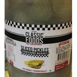 Classic Foods Sliced Pickles