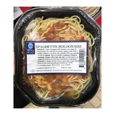 1Er Prix 350G Spaghetti Bolo