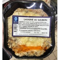 1Er Prix 400G Lasagne Saumon