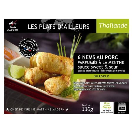 Madern 330G 6 Nems Au Porc Menthe