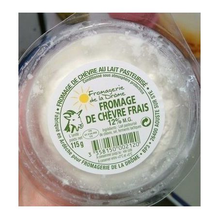 Fromagerie La Drome 115G Chevre Frais