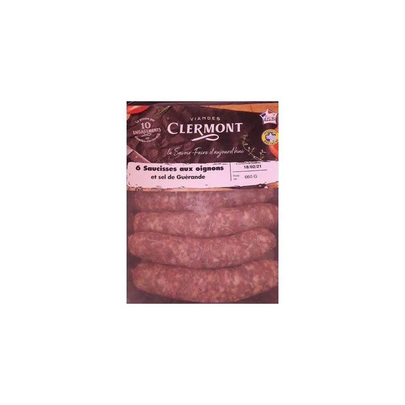 Clermont 6 Saucisse Oignon 660