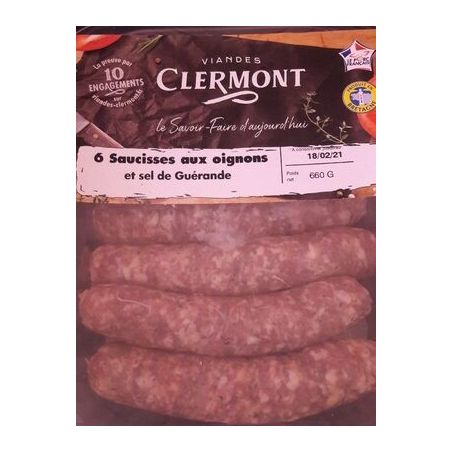 Clermont 6 Saucisse Oignon 660