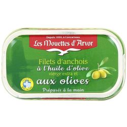Les Mouettes D'Arvor Filet Anchois Olive H.Oliv.69G