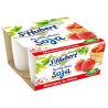 Saint Hubert 4X100G Plaisir Soja Fraise