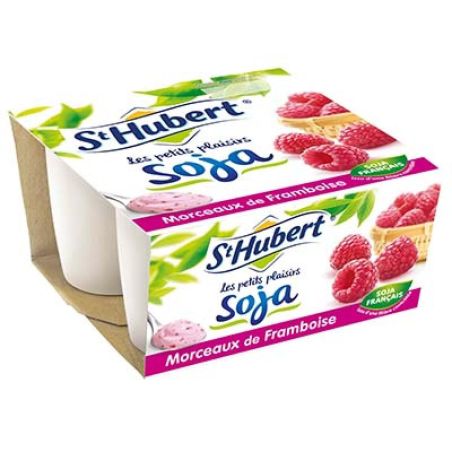 Saint Hubert 4X100G Plaisir Soja Framboise