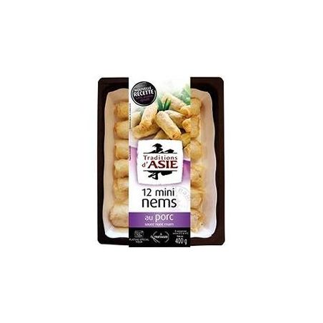 Tradition D'Asie Agis Mini Nem Porc+Sauce Nuoc Mam 400G