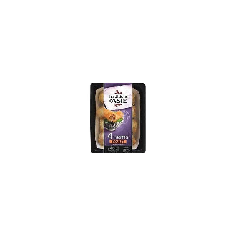 Tradition D'Asie D`Asie Nem Poulet X4 280G