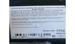 Fr.Emballe Fe Pave Thon Pdt Leg Prov 350G