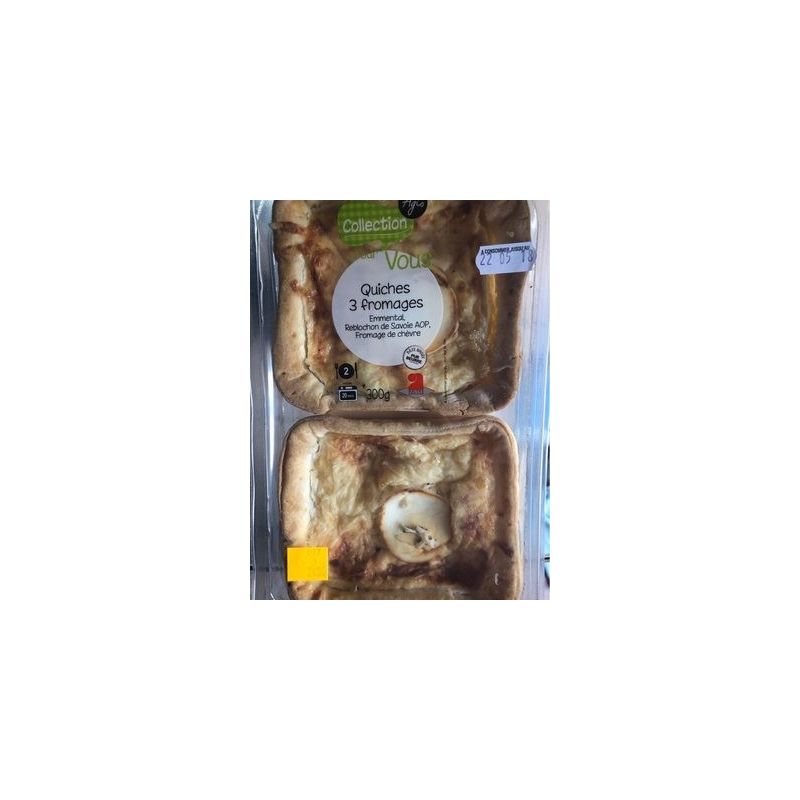Fr.Emballe Fe Quiche 3 Fromages X2 300G