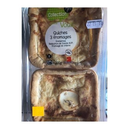 Fr.Emballe Fe Quiche 3 Fromages X2 300G