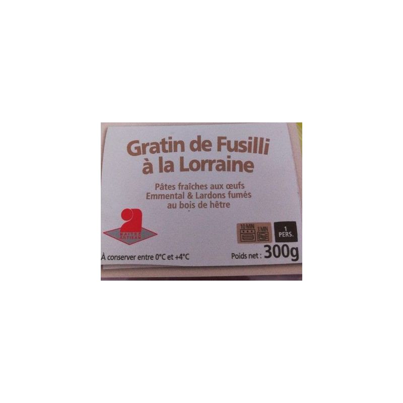 Fr.Emballe Fe Gratin Fusilli Lorraine300G