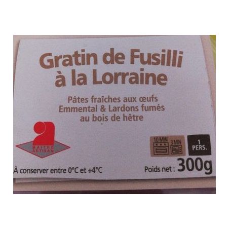 Fr.Emballe Fe Gratin Fusilli Lorraine300G