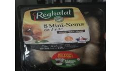 Reghalal Regh Mini Nems Dinde+Sce 260G