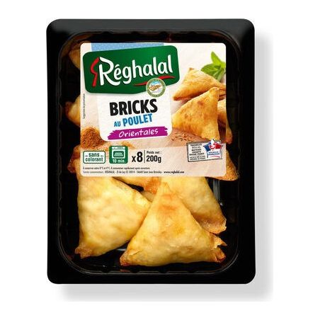 Reghalal Reghal.Bricks Au Poulet X8