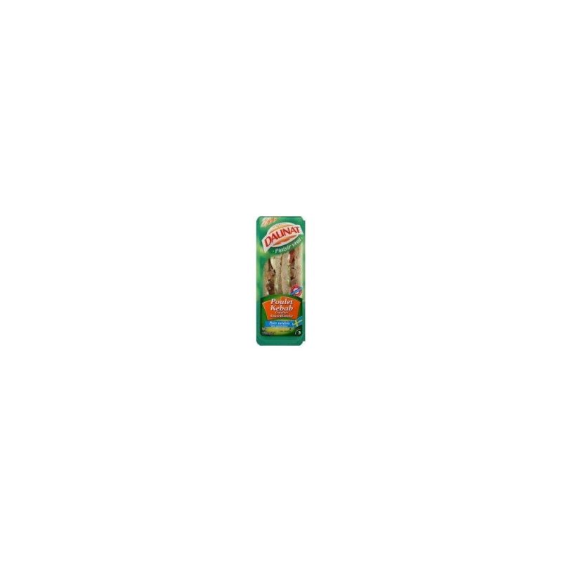 Daunat 230G Sandwich Triangle Xxl Poulet Kebab Crudites -