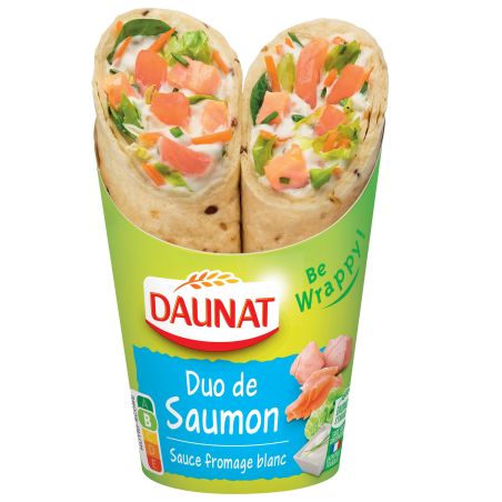Daunat Wrap Be Wrappy Duo Saumon Dnt
