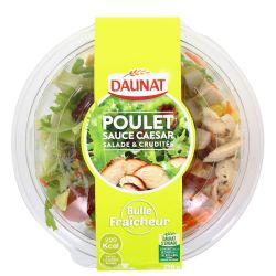 Daunat 250G Salade Toute Simple Poulet Crudites