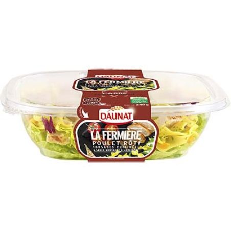 Daunat 240G Salade Toute Simple Poulet Pates