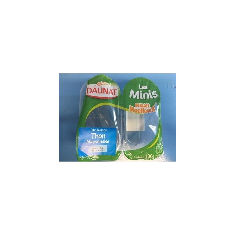 Daunat Daun Sdw Les Minis Thon 130G