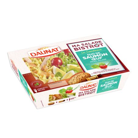 Daunat Daun Salad Duo Saumon Pate320G