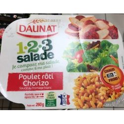 Daunat Daun Salad Poulet Chorizo 260G