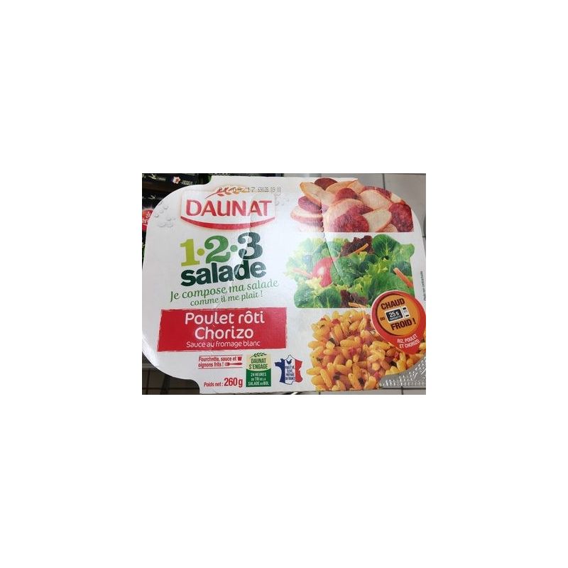 Daunat Daun Salad Poulet Chorizo 260G