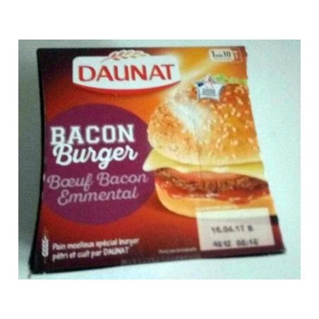 Daunat Daun Burger Le Bacon 160G