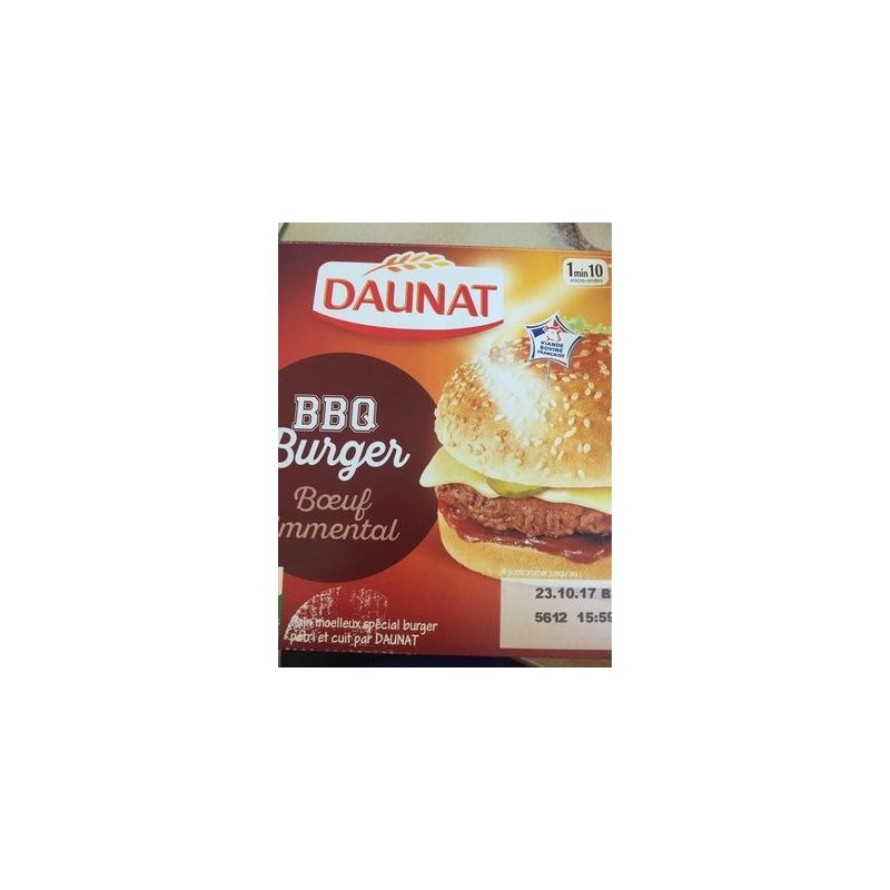 Daunat Daun Burger Le Bbq 160G