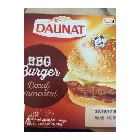 Daunat Daun Burger Le Bbq 160G