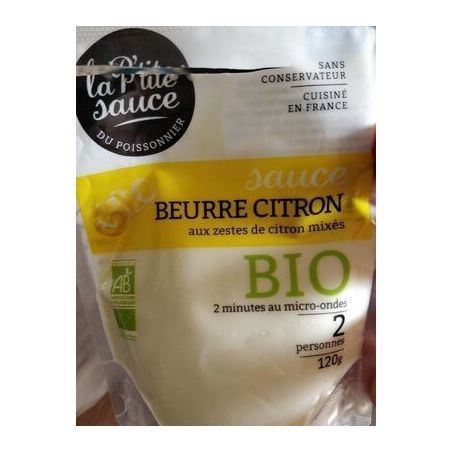 Sauce Beurre Citron Bio 120G