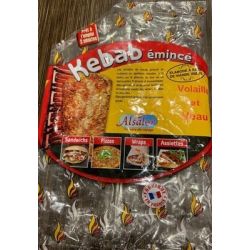 Alsalor 850G Emince Kebab Dinde Veau Poulet Iqf