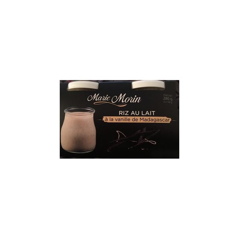Mariemorin M.Morin Riz Au Lait Van.2X140G