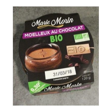 Mariemorin Mm Moelleux Chocolat Bio 120G