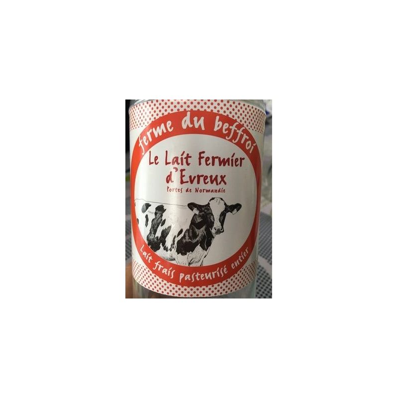 Peupliers F 1L Lait Entier Fermier D Evreu
