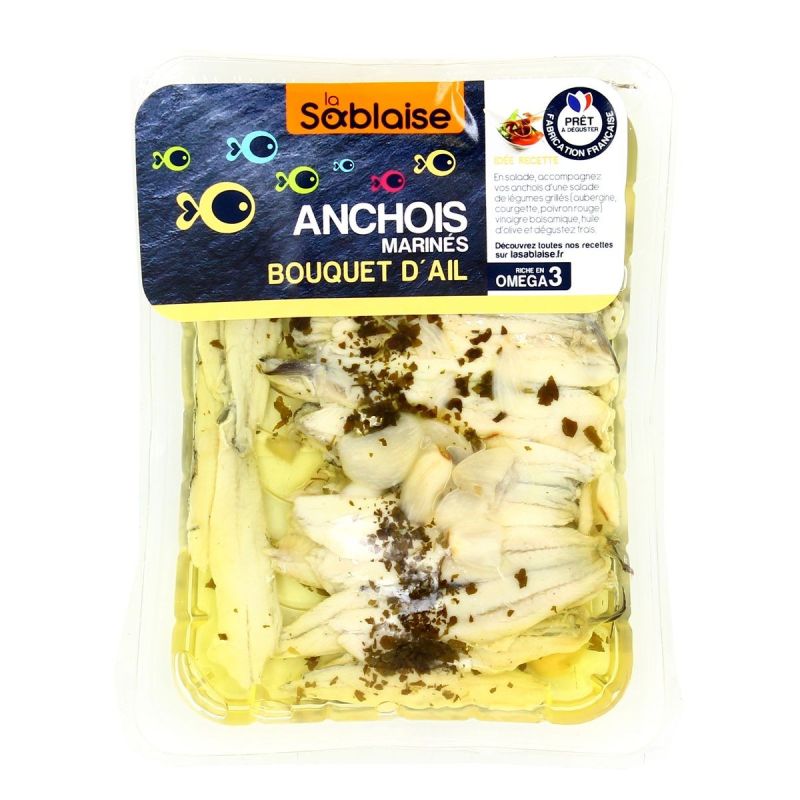 Sablaise Anchois Ail Mari.140G