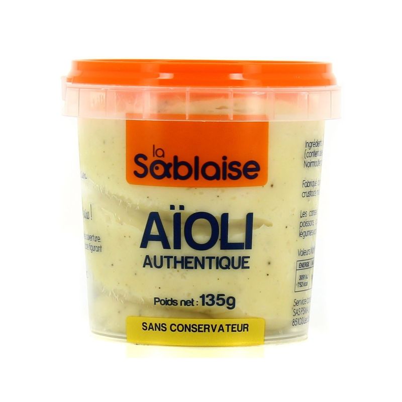 Sablaise La Sauce Aioli 135 Gr