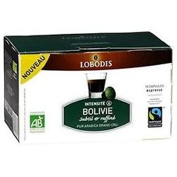 Lobodis 10 Capsules Cafe Moulu Esprit Bolivie Bio